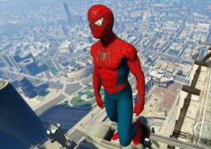GTA 5 Player Mod: Spiderman Deluxe Addon PED (Image #4)