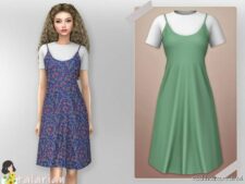 Freya Sundress With A T-Shirt for Sims 4