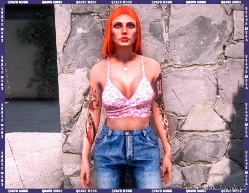 GTA 5 Player Mod: Jeny TOP For MP Female (Featured)