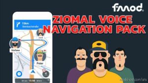 Ziomal Voice Navigation Pack V3.2 for American Truck Simulator