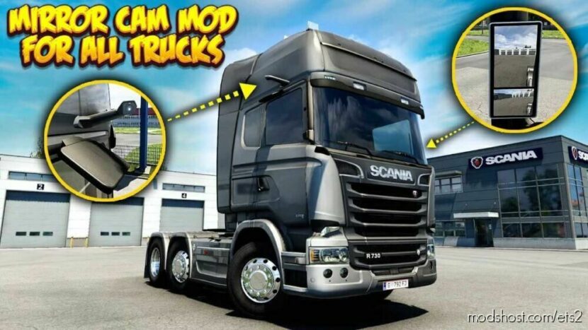 Mirror CAM ALL Truck V23.05.28 for Euro Truck Simulator 2