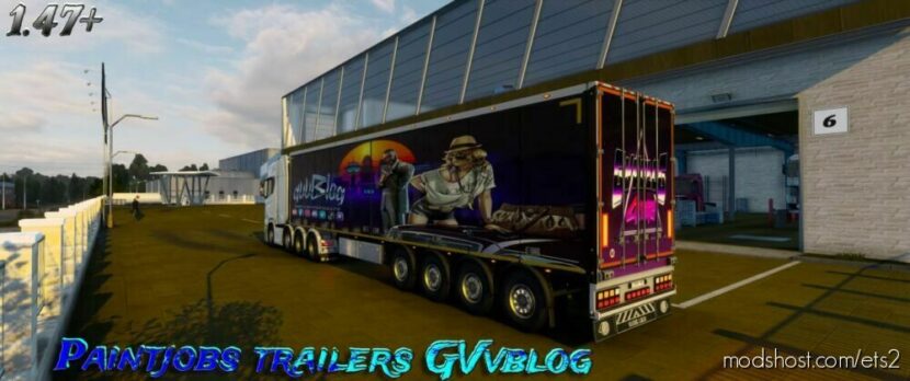 Gvvblog Trailer Skin for Euro Truck Simulator 2