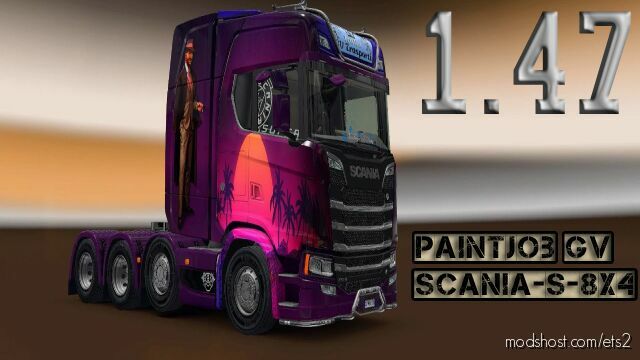 Gvvblog Truck Skin for Euro Truck Simulator 2