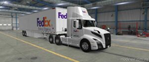 2018 VNL 300 Ruda REF 48 53 FIT Fedex Skin [1.47] for American Truck Simulator