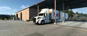 ATS Volvo Mod: 2018 VNL 300 Ruda REF 48 53 FIT Fedex Skin 1.47 (Image #3)