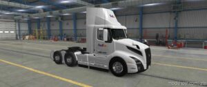 ATS Volvo Mod: 2018 VNL 300 Ruda REF 48 53 FIT Fedex Skin 1.47 (Image #4)