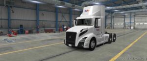 ATS Volvo Mod: 2018 VNL 300 Ruda REF 48 53 FIT Fedex Skin 1.47 (Image #11)