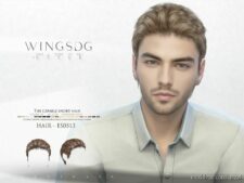 Wings ES0513 The Capable Short Hair for Sims 4