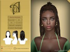 Daisha – Female Hairstyle for Sims 4