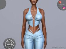 Sims 4 Adult Clothes Mod: SET 306 – TOP (Image #2)