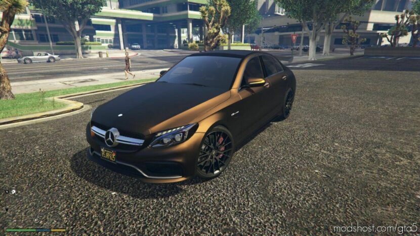 Mercedes-Benz C63S AMG for Grand Theft Auto V