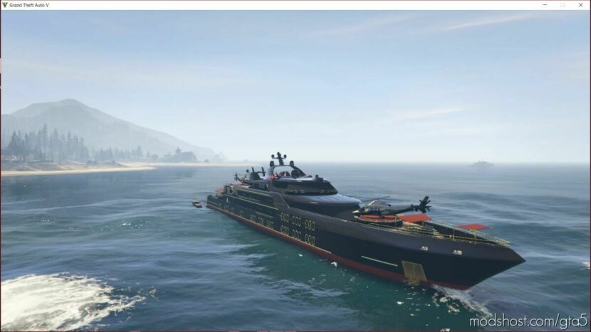 Working Galaxy Super Yacht Mod V6.1 for Grand Theft Auto V