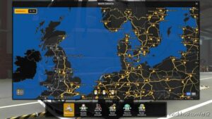 World Map Background [1.47] for Euro Truck Simulator 2