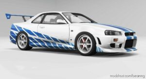 BeamNG Nissan Car Mod: Skyline R34 1.2 0.28 (Image #3)