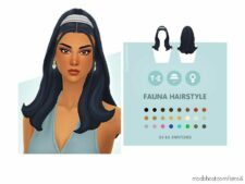 Fauna Hairstyle for Sims 4