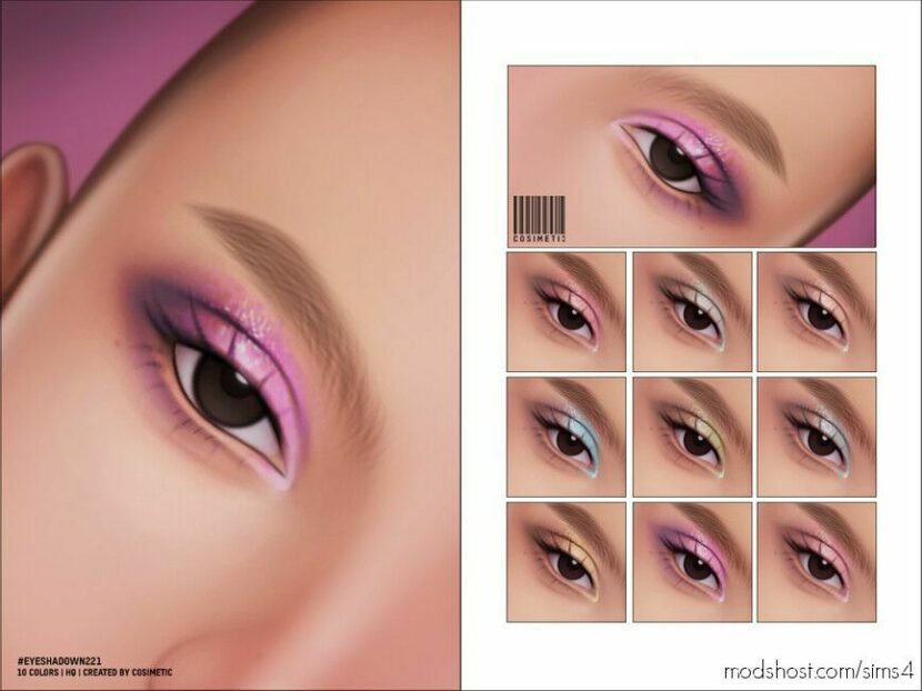 Glitter Eyeshadow | N221 for Sims 4