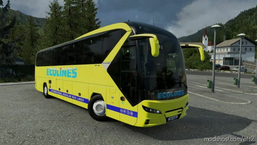 Skin Ecolines For Neoplan Tourliner C for Euro Truck Simulator 2