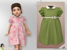 Emily Dress With Lantern Sleeves for Sims 4