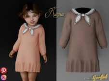 Kanna – Japanese Style Dress for Sims 4