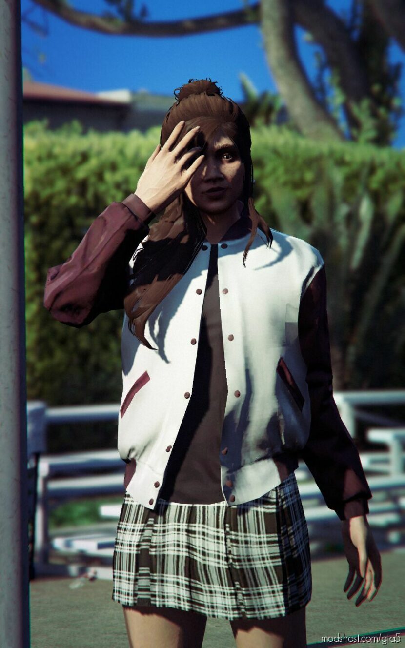 Bomber Jacket For MP Female for Grand Theft Auto V