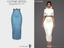 Clothes SET276 – Long Skirt C1117 for Sims 4