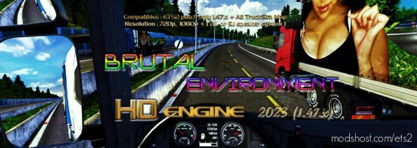 Brutal Environment HD Engine To [1.47] By Stewen for Euro Truck Simulator 2