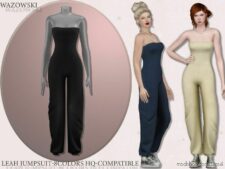 Leah Jumpsuit for Sims 4