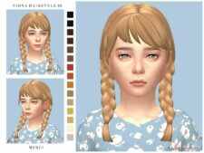 Fiona Hairstyle For Child for Sims 4