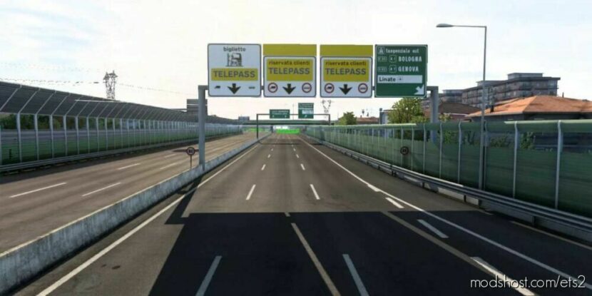 Italy Sign Rework – Promods Addon V2.5 for Euro Truck Simulator 2