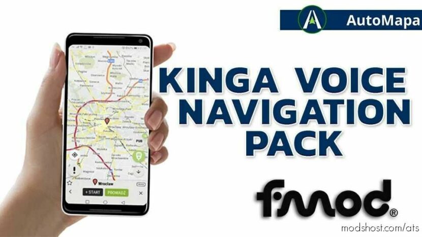 Kinga Voice Navigation Pack V2.1 for American Truck Simulator