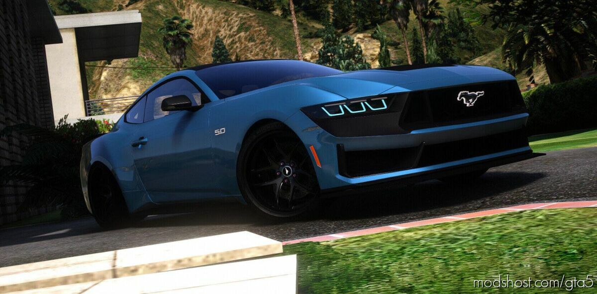 2024 Ford Mustang GT GTA 5 Vehicle Mod ModsHost