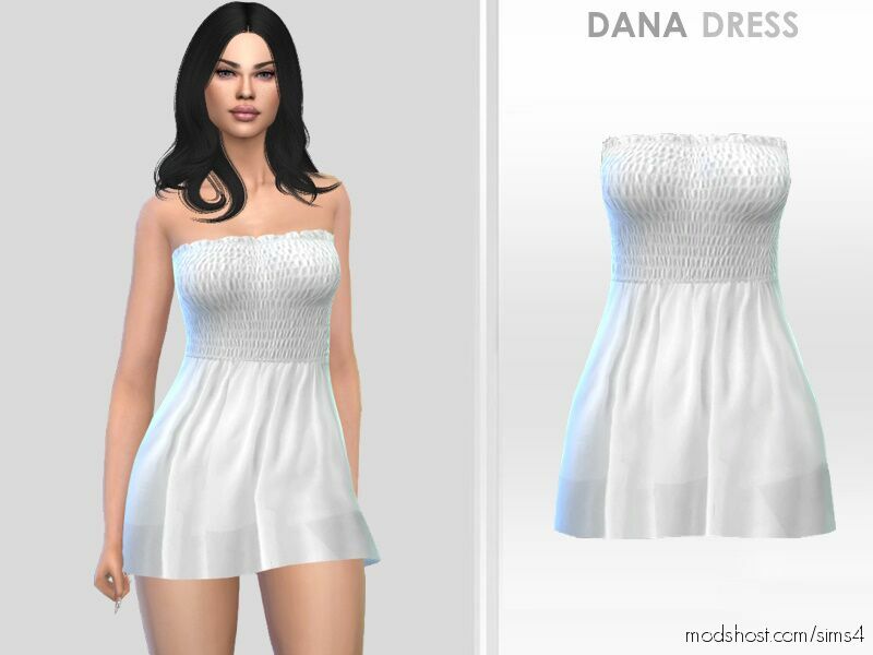 Sims 4 Adult Clothes Mod: Dana Dress (Featured)