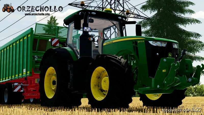 John Deere 8400R 2016R Edited for Farming Simulator 22