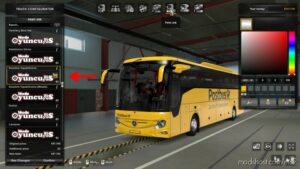 Skin Postbus For MB NEW Tourismo 2020 for Euro Truck Simulator 2