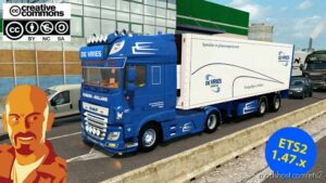 ETS2 DAF Truck Mod: XF 116 Devries & Trailer ETS2 1.47 (Image #2)