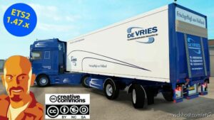 ETS2 DAF Truck Mod: XF 116 Devries & Trailer ETS2 1.47 (Image #3)