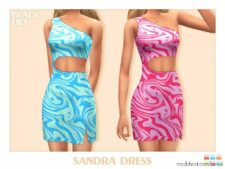 Sandra Dress for Sims 4