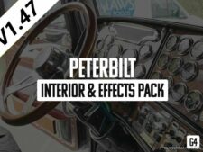 Peterbilt Interior & Effect Sound Pack [1.47] for American Truck Simulator