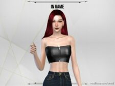 Sims 4 Everyday Clothes Mod: Sadie TOP (Image #2)