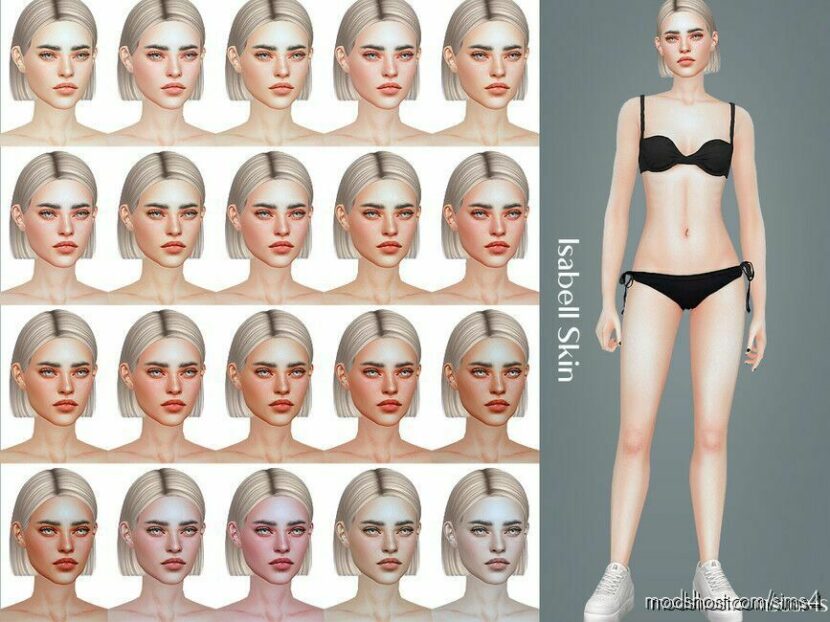 Isabell Skin for Sims 4