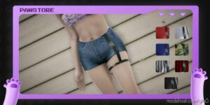 Female Belted Shorts for Grand Theft Auto V