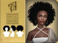 Damilola – Female And Male Curly Hairstyle for Sims 4