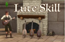 Lute Skill for Sims 4