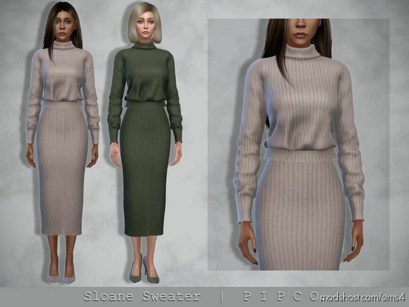 Sloane Sweater. for Sims 4