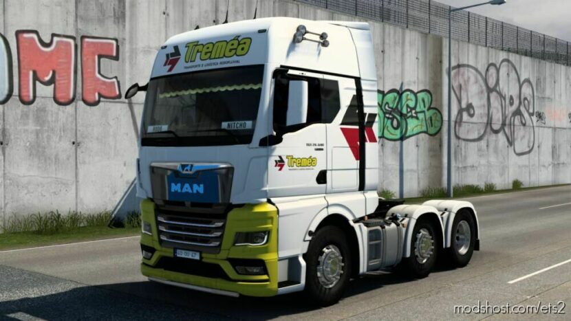 Skin Treméa MAN TGX 2020 By Rodonitcho Mods [1.47] for Euro Truck Simulator 2
