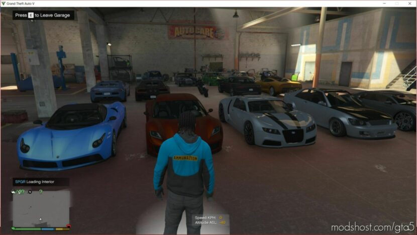 Single Player Garage Reloaded (Spgr) V10.0 for Grand Theft Auto V