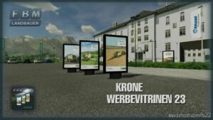 Krone I Advertising Showcases 23 for Farming Simulator 22