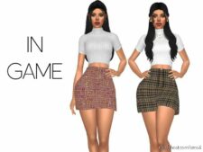 Sims 4 Teen Clothes Mod: Tatiana – OLD Money SET (Image #2)