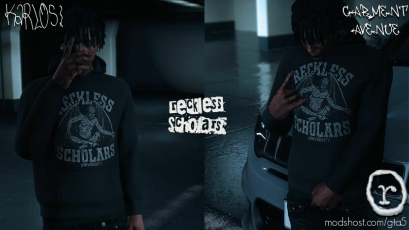 Reckless Scholars Hoodie [MP Male] for Grand Theft Auto V