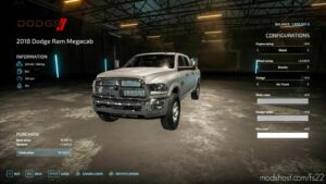 FS22 Dodge Car Mod: RAM 2500 2018 (Image #4)